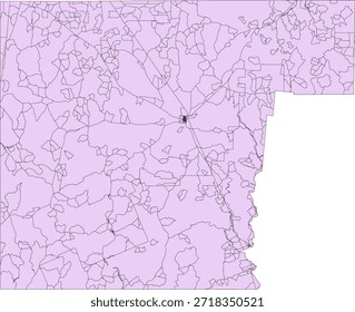 US Texas State Edwards County Vektor Census Block 2020 Vektor Tabulation (Census) Block