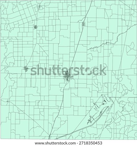 US Texas State Haskell County Vector Census Block 2020 vector Tabulation (Census) Block