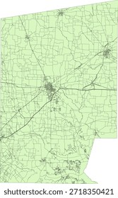 US Texas State Hunt County Vector Census Block 2020 vector Tabulation (Census) Block