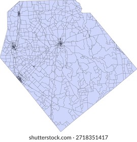 Bloque de Vector del Condado de Lavaca de Texas Bloque de tabulación de Vector (censo) de 2020