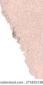Bloco de Censo Vetor do Condado de Maverick do Texas EUA 2020 vetor Tabulação (Censo)
