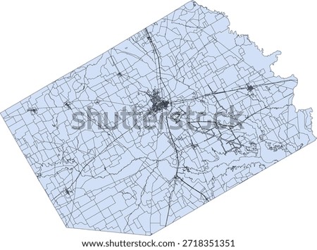 US Texas State Navarro County Vector Census Block 2020 vector Tabulation (Census) Block