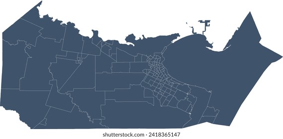US Texas State Nueces County Voter Precinct Map