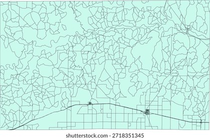 US Texas State Oldham County Vector Census Block 2020 vector Tabulation (Census) Block