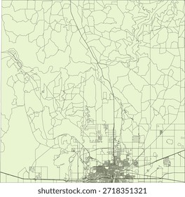 US Texas State Potter County Vector Census Block 2020 vector Tabulation (Census) Block