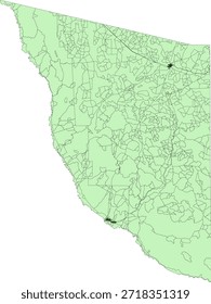 US Texas State Presidio County Vector Census Block 2020 vector Tabulation (Census) Block