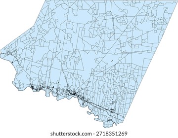 US Texas State Starr County Vector Census Block 2020 vector Tabulation (Census) Block