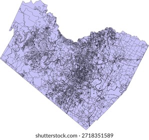 US Texas State Travis County Vektor Census Block 2020 Vektor Tabulation (Census) Block