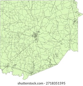 US Texas State Upshur County Vektor Census Block 2020 Vektor Tabulation (Census) Block
