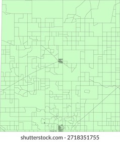 US Texas State Yoakum County Vektor Census Block 2020 Vektor Tabulation (Census) Block