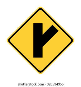 U.S. Three Way Junction Sign