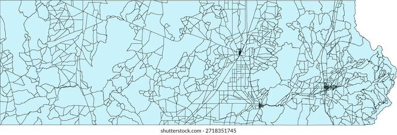 US Utah State Beaver County Vector Census Block 2020 vector Tabulation (Census) Block