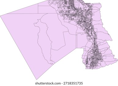 US Utah State Davis County Vector Census Block 2020 vector Tabulation (Census) Block