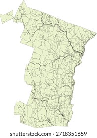 US Vermont State Windsor County Vektor Census Block 2020 Vektor Tabulation (Census) Block