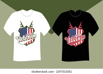 I am a US Veteran T Shirt Design