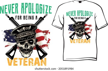 US veteran T-shirt Design | US army  