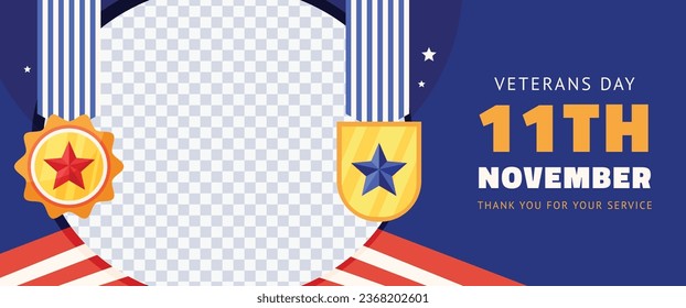 US Veterans Day background. Happy Veterans Day. American flags. US Flag. November 11. Vector illustration. Poster, Banner, Greeting Card, Flyer, Card, cover, Template. post. honoring military veterans
