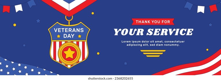 US Veterans Day background. Happy Veterans Day. American flags. US Flag. November 11. Vector illustration. Poster, Banner, Greeting Card, Flyer, Card, cover, Template. post. honoring military veterans