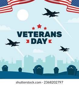 US Veterans Day background. Happy Veterans Day. American flags. US Flag. November 11. Vector illustration. Poster, Banner, Greeting Card, Flyer, Card, cover, Template. post. honoring military veterans