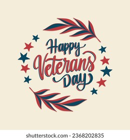 US Veterans Day background. Happy Veterans Day. American flags. US Flag. November 11. Vector illustration. Poster, Banner, Greeting Card, Flyer, Card, cover, Template. post. honoring military veterans