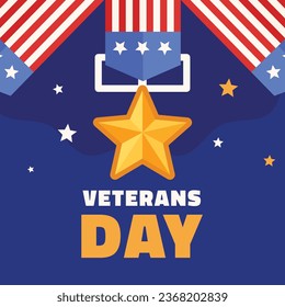 US Veterans Day background. Happy Veterans Day. American flags. US Flag. November 11. Vector illustration. Poster, Banner, Greeting Card, Flyer, Card, cover, Template. post. honoring military veterans