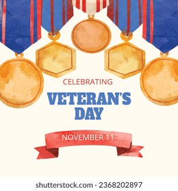 US Veterans Day background. Happy Veterans Day. American flags. US Flag. November 11. Vector illustration. Poster, Banner, Greeting Card, Flyer, Card, cover, Template. post. honoring military veterans