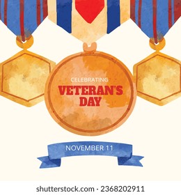 US Veterans Day background. Happy Veterans Day. American flags. US Flag. November 11. Vector illustration. Poster, Banner, Greeting Card, Flyer, Card, cover, Template. post. honoring military veterans