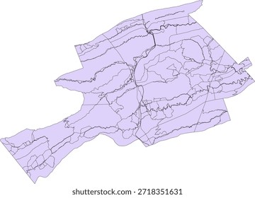 US Virginia State Bland County Vektor Census Block 2020 Vektor Tabulation (Census) Block