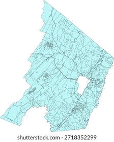 US Virginia State Frederick County Vektor Census Block 2020 Vektor Tabulation (Census) Block