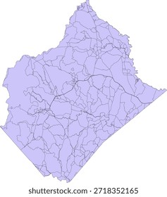 US Virginia State Rappahannock County Vector Census Block 2020 vector Tabulation (Census) Block