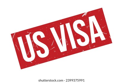 Us Visa Rubber Stamp Seal Vector