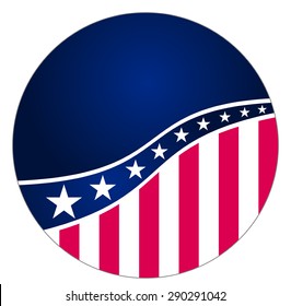 US Vote badge