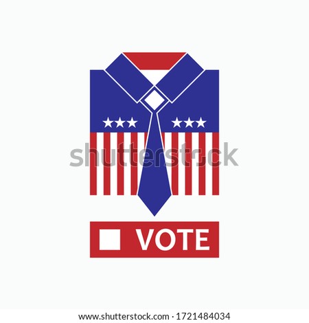 US Vote Icon. Campaign and Election Element Sign & Symbol - Vector.