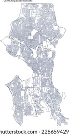 US WA King Seattle Sidewalks