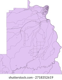 US Washington State Asotin County Vektor Census Block 2020 Vektor Tabulation (Census) Block