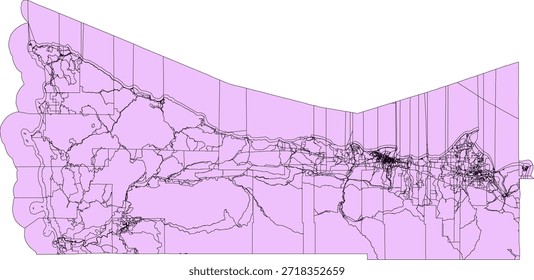 US Washington State Clallam County Vector Census Block 2020 vector Tabulation (Census) Block