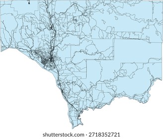 US Washington State Cowlitz County Vektor Census Block 2020 Vektor Tabulation (Census) Block