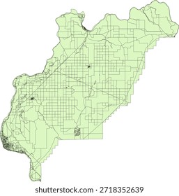 Bloque del censo de Vectores del condado de Douglas del estado de Washington Bloque de tabulación de Vectores (censo) de 2020