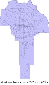 US Washington State Garfield County Vektor Census Block 2020 Vektor Tabulation (Census) Block