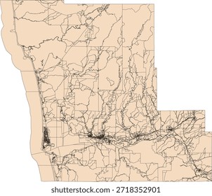 EUA Estado de Washington Grays Harbour County Vetor Census Block 2020 vetor Tabulation (Census) Block