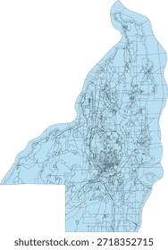 US Washington State Kitsap County Vektor Census Block 2020 Vektor Tabulation (Census) Block