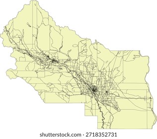 US Washington State Kittitas County Vector Census Block 2020 vector Tabulation (Census) Block