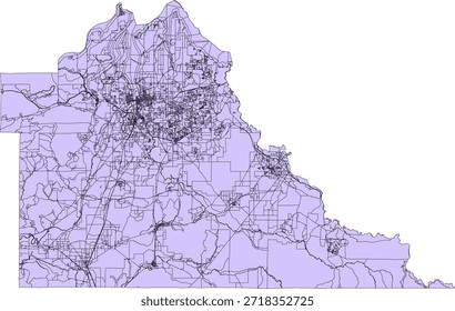 US Washington State Thurston County Vektor Census Block 2020 Vektor Tabulation (Census) Block