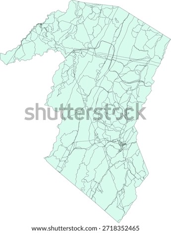 US West Virginia State Grant County Vector Census Block 2020 vector Tabulation (Census) Block