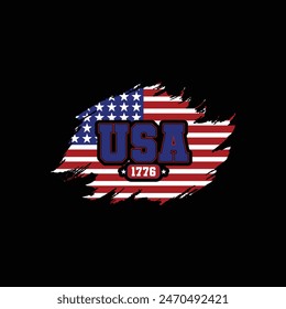 USA 1776, 4th of July T-Shirt, America shirt, Independence Day t shirt, independence day USA memorial day typography t-shirt design