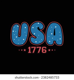 USA 1776-4TH OF JULY T-SHIRT DESIGN 