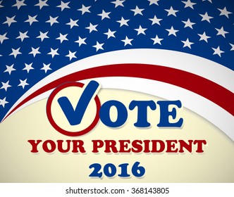 USA 2016 Presidential Election - template