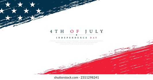 USA 4th of July, Independence Day USA, Vector illustration