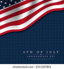 USA 4th of July, Independence Day USA, Vector illustration