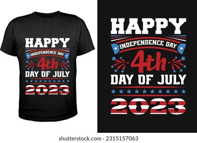USA 4th of July Independence Day and American independence Day T-Shirt Design and T-Shirt Vectors
